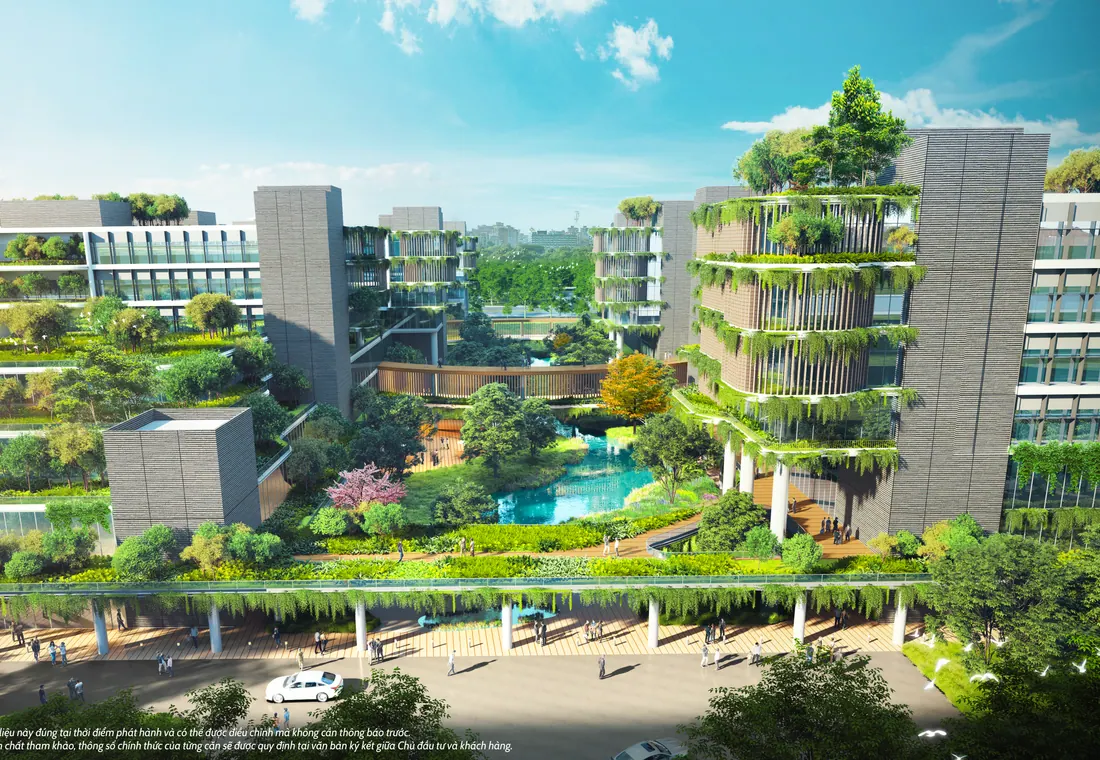 Phối cảnh Vinmec tại dự án